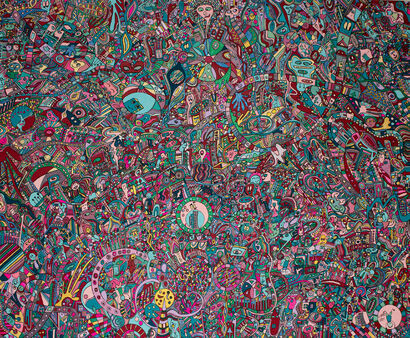 High Energy  - a Paint Artowrk by Anika Geldner